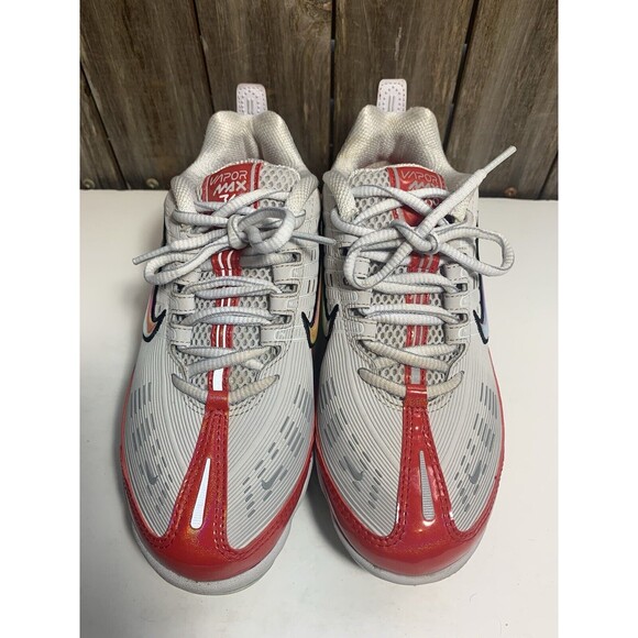 Nike Wmns Air Vapormax 360 Grey Red CK2719-001 Women's Shoe Size 6 - Picture 2 of 10
